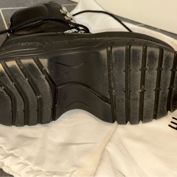 Naked Wolfe Black Platform Ankle Boots - Picture 4 of 10